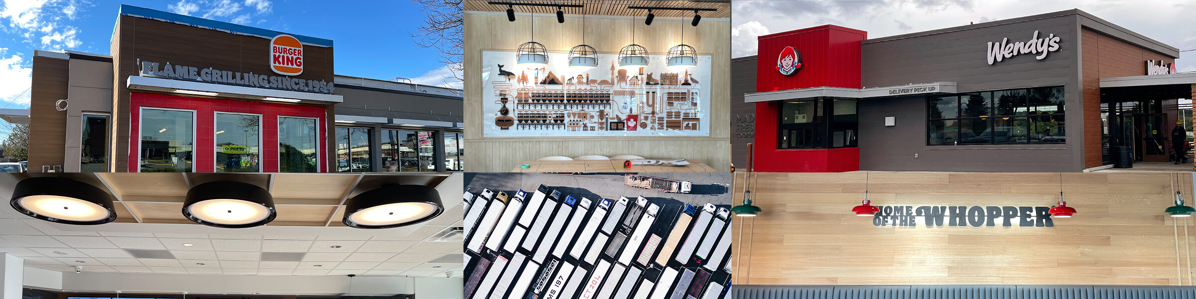 Entrance to a Wendy's restaurant.